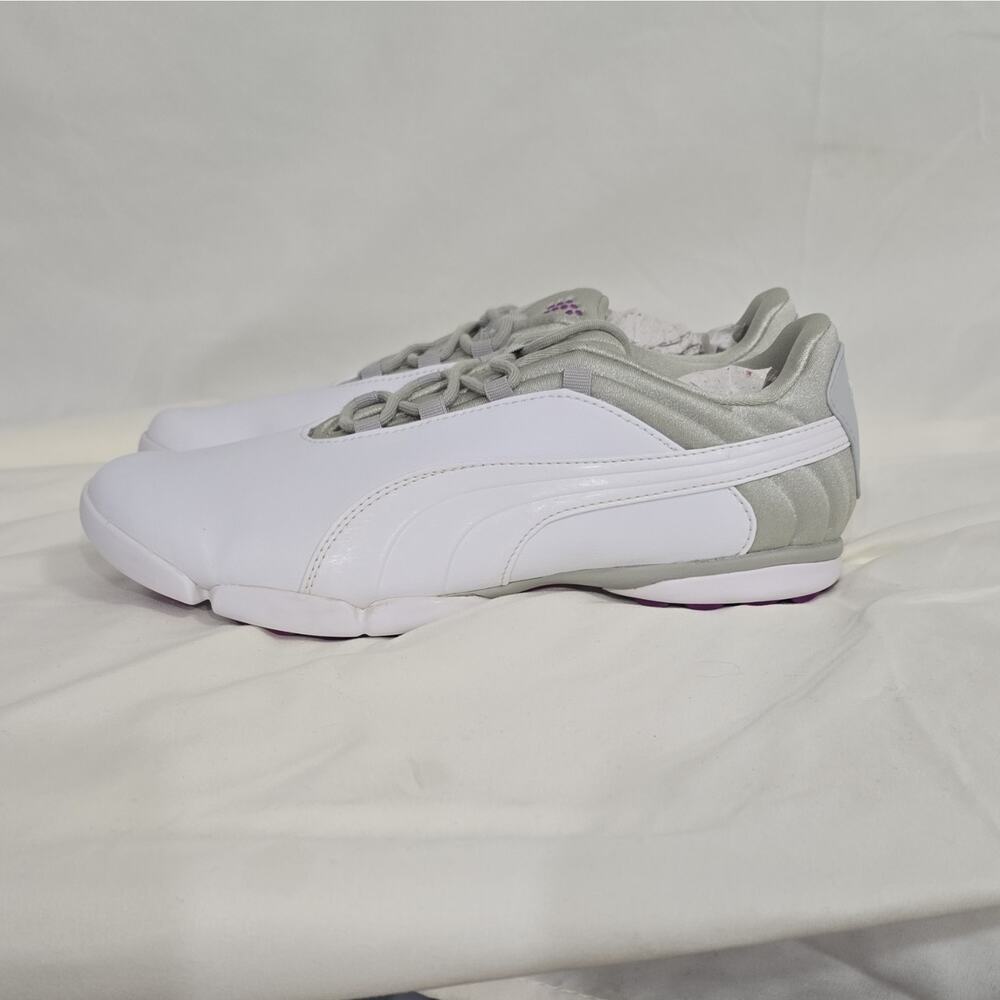 PUMA SunnyLite v2 Waterproof Women’s 6.5 Golf Shoes White Gray Purple NEW